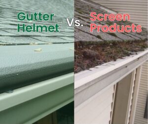 Gutter screen vs. Gutter Helmet durability