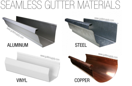 Seamless Gutter Material Types